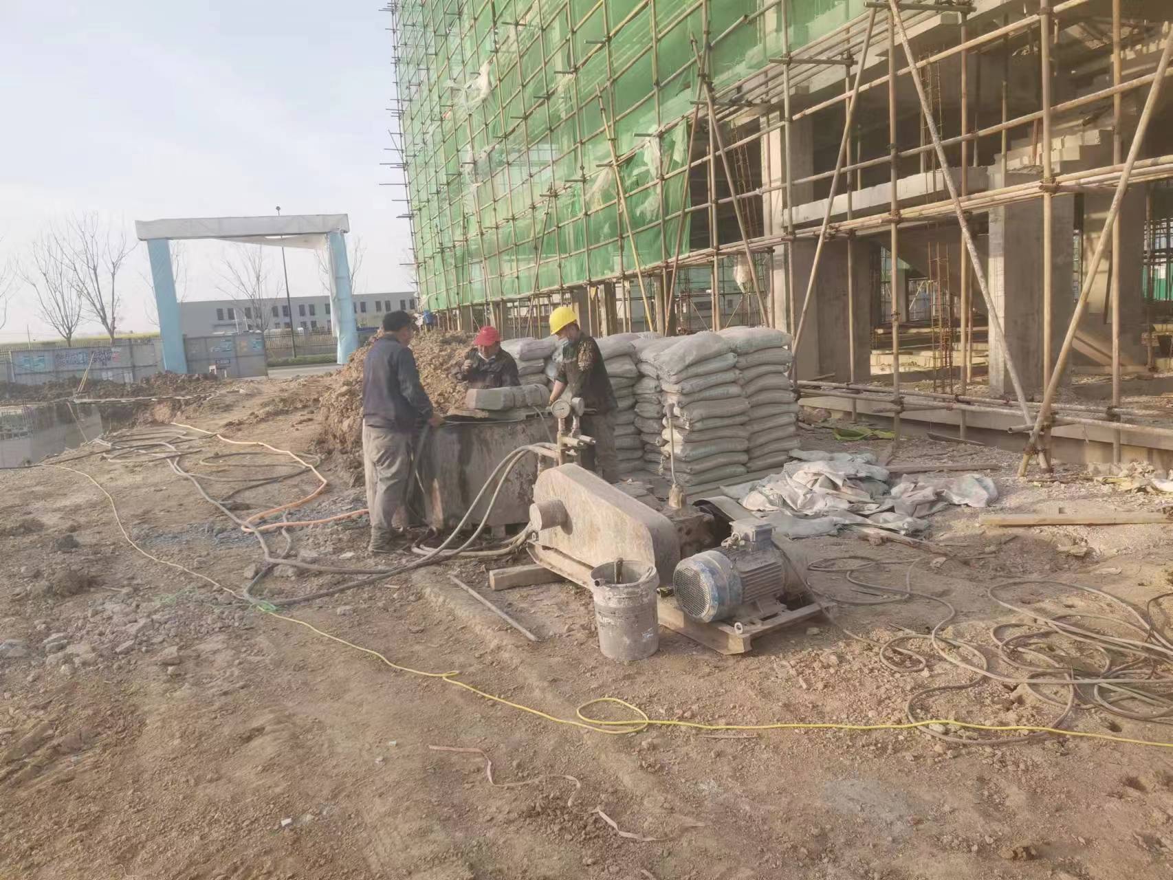 麻阳别墅下沉注浆